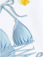 Women's Solid Bikini Top – Padded European Style