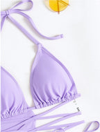 Women's Solid Bikini Top – Padded European Style