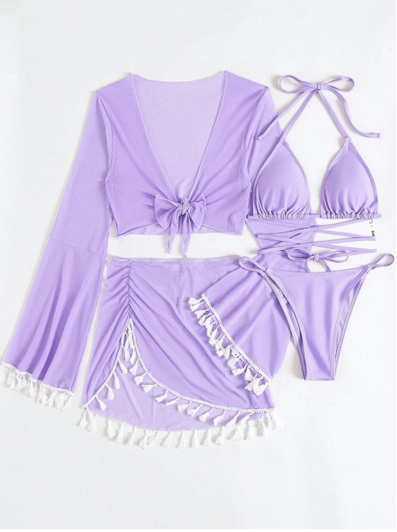 Women's Solid Bikini Top – Padded European Style