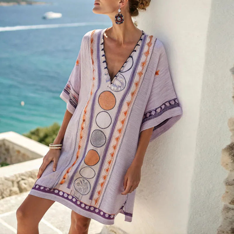Carlene | Elegant & Comfortable Strand Dress for Effortless Beach Style