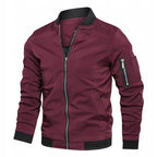 Men's Zip Front Bomber Jacket