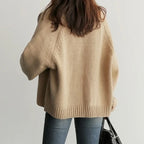 Isla | Classic Open Front Chunky Knit Cardigan
