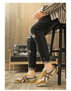 Men's Retro Suede Trim Sneakers