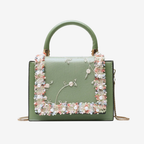 The Bridget Mini Lace Detail Vegan Leather Handbag