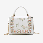 The Bridget Mini Lace Detail Vegan Leather Handbag