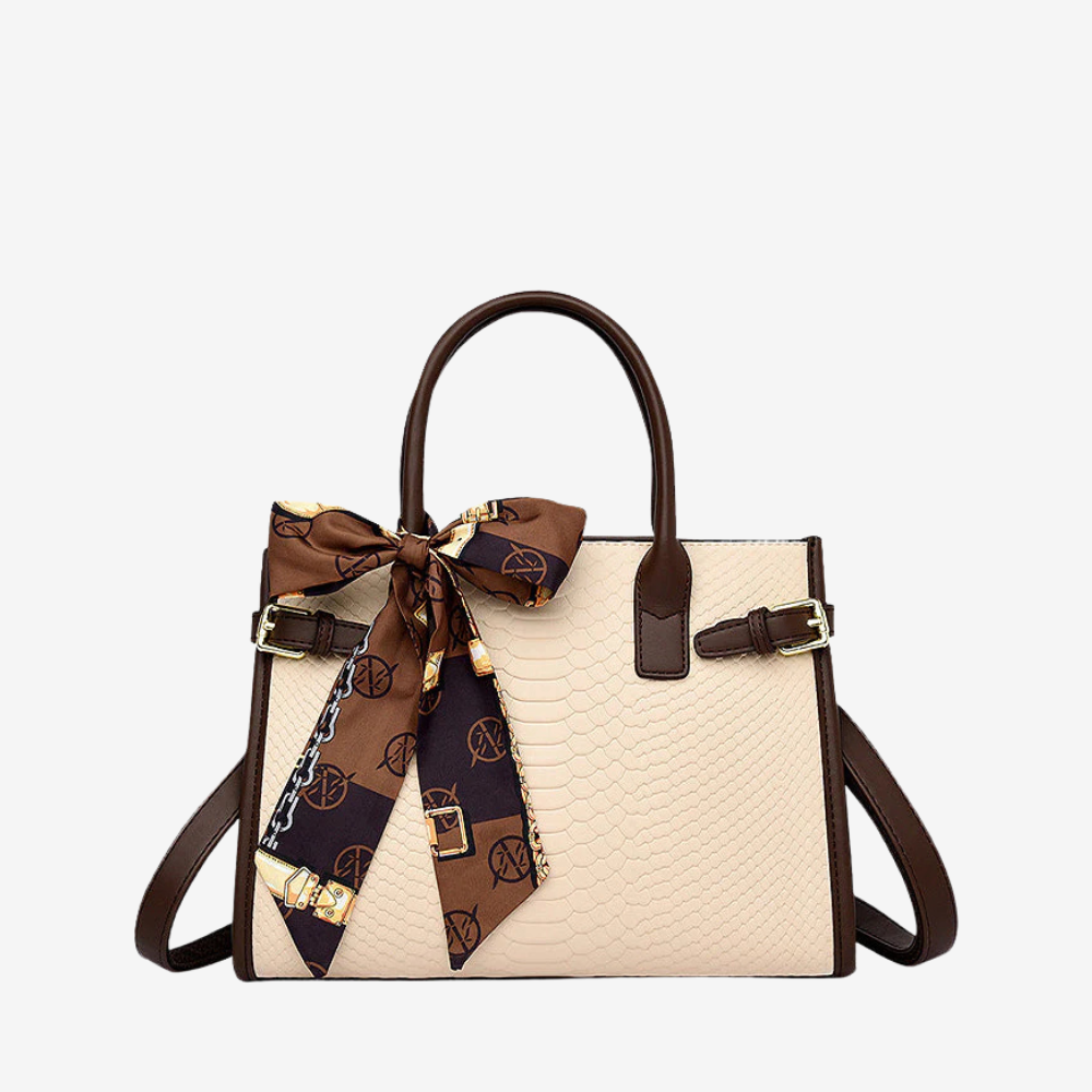 The Christy 3-Compartment Vegan Leather Handbag