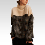 Willow Women's Herringbone Turtleneck Jumper