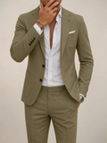 Men's Autumn Tailored Two-Piece Suit