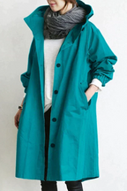 Evelyn | Oversize Hooded Waterproof Raincoat
