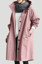 Evelyn | Oversize Hooded Waterproof Raincoat