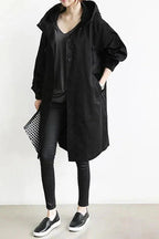 Evelyn | Oversize Hooded Waterproof Raincoat