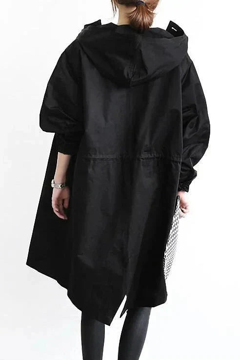 Evelyn | Oversize Hooded Waterproof Raincoat