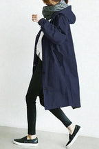 Evelyn | Oversize Hooded Waterproof Raincoat