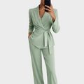 Sophia | Wide Leg Two-Piece Trouser Suit