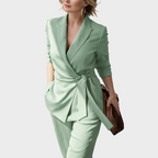 Sophia | Wide Leg Two-Piece Trouser Suit