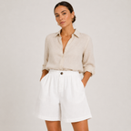 Ava | Breezy Relaxed Fit Casual Shorts