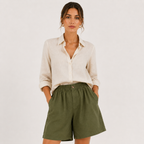 Ava | Breezy Relaxed Fit Casual Shorts