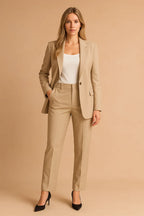 Women's Tailored Blazer Suit Set – Notched Lapel