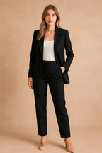 Women's Tailored Blazer Suit Set – Notched Lapel