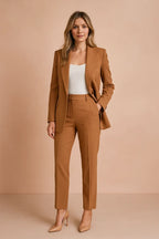 Women's Tailored Blazer Suit Set – Notched Lapel