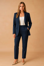 Women's Tailored Blazer Suit Set – Notched Lapel