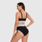 Women's Tummy Control Bikini Set – High-Waisted