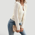 Women's Lightweight Open Knit Cardigan