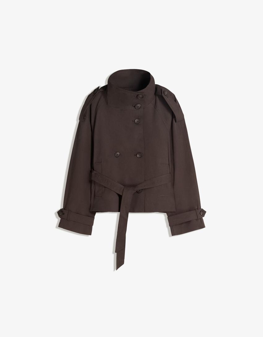 Women's Elegant Trench Coat – Belted
