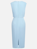Valentina | Midi dress with side draping for sophisticated charm