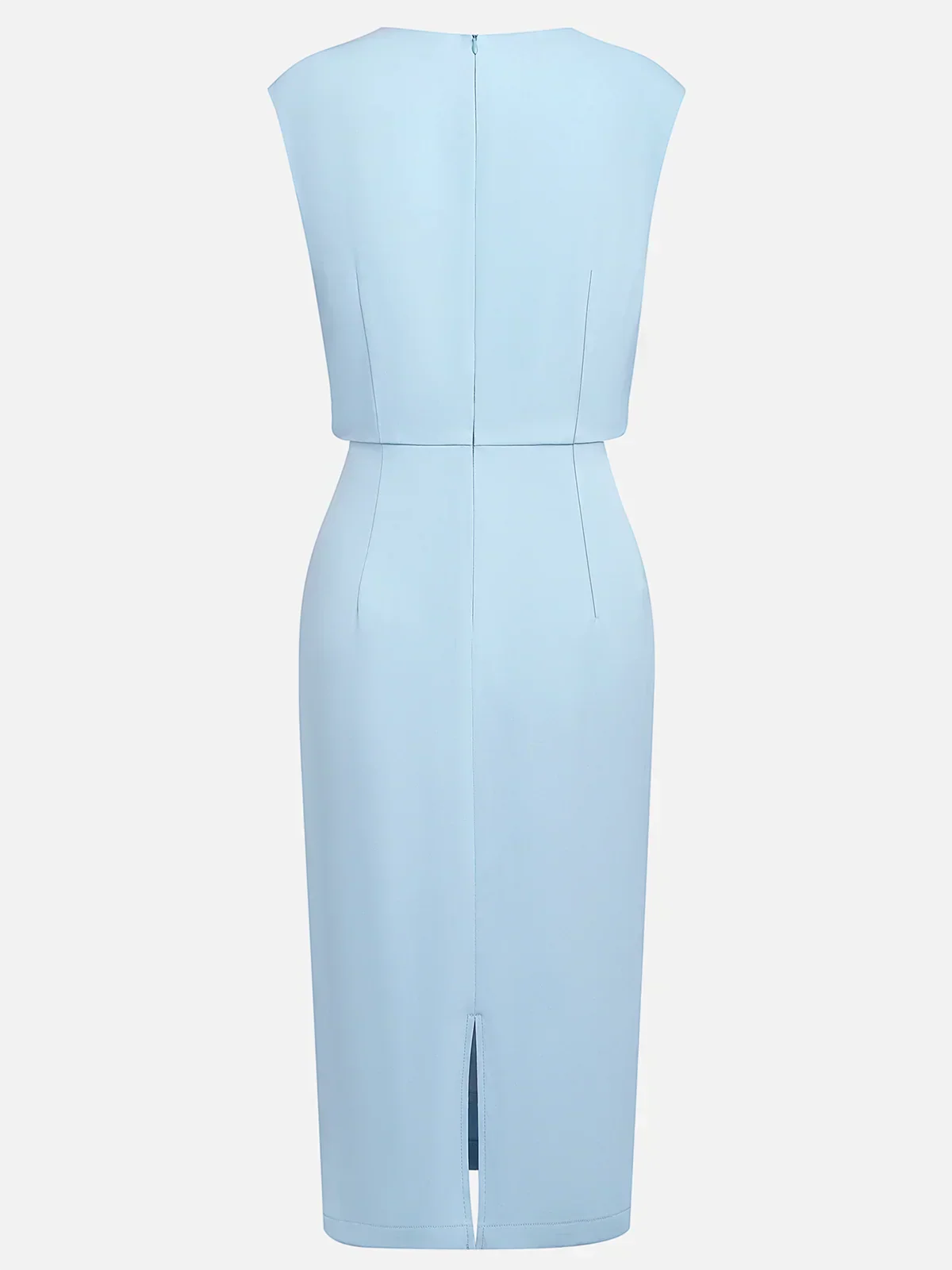 Valentina | Midi dress with side draping for sophisticated charm