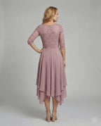 Women's Lace Fit & Flare Midi Dress