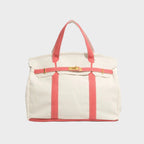 Women's Vintage Canvas Utility Tote Bag