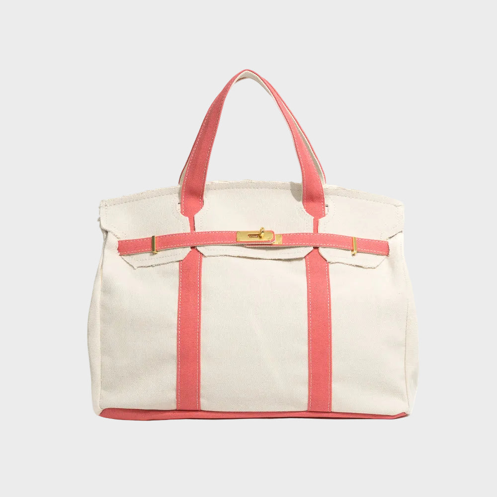 Women's Vintage Canvas Utility Tote Bag