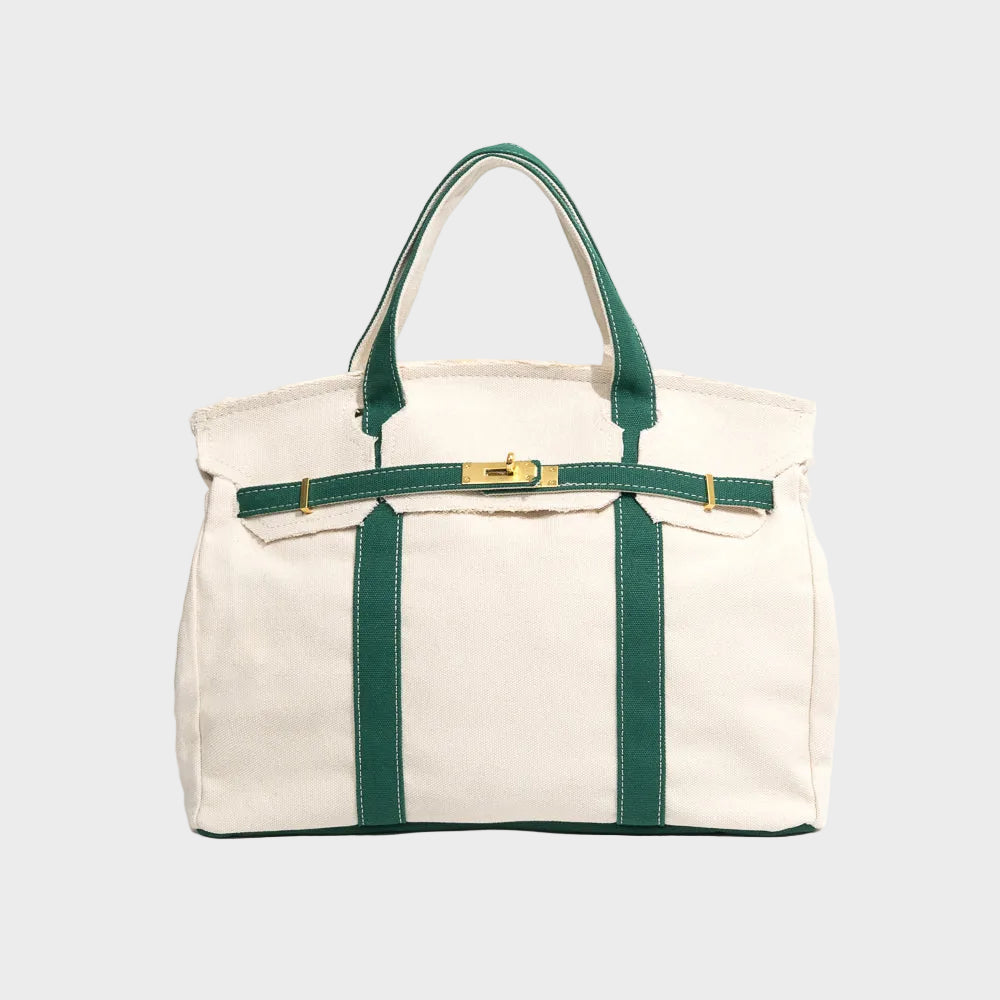 Women's Vintage Canvas Utility Tote Bag