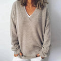 Sophia | Soft V-Neck Knit Jumper