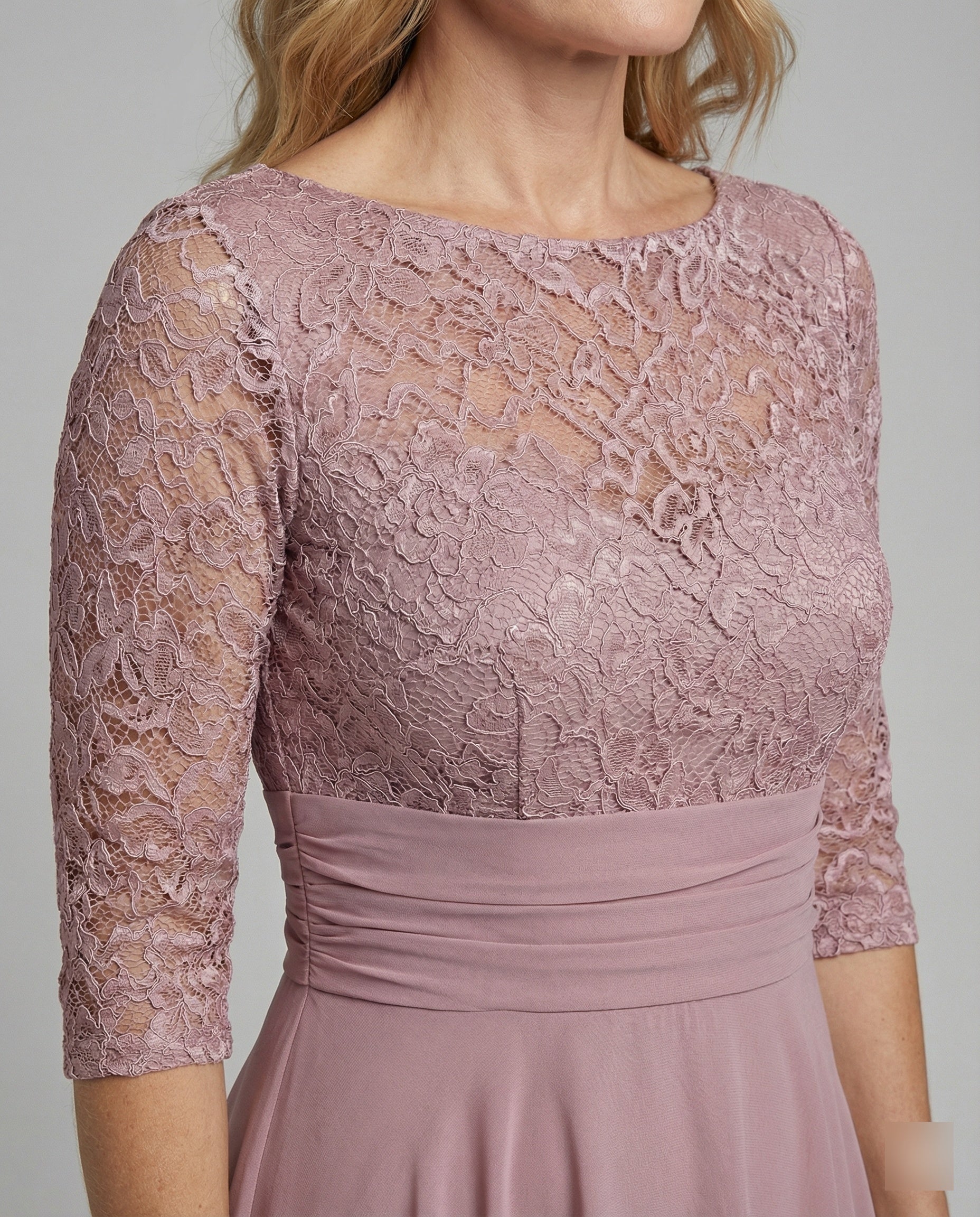 Women's Lace Fit & Flare Midi Dress