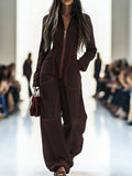 Women's Denim Wide Leg Stand Collar Jumpsuit