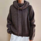 Charlotte Women's Merino Wool Turtleneck Hoodie
