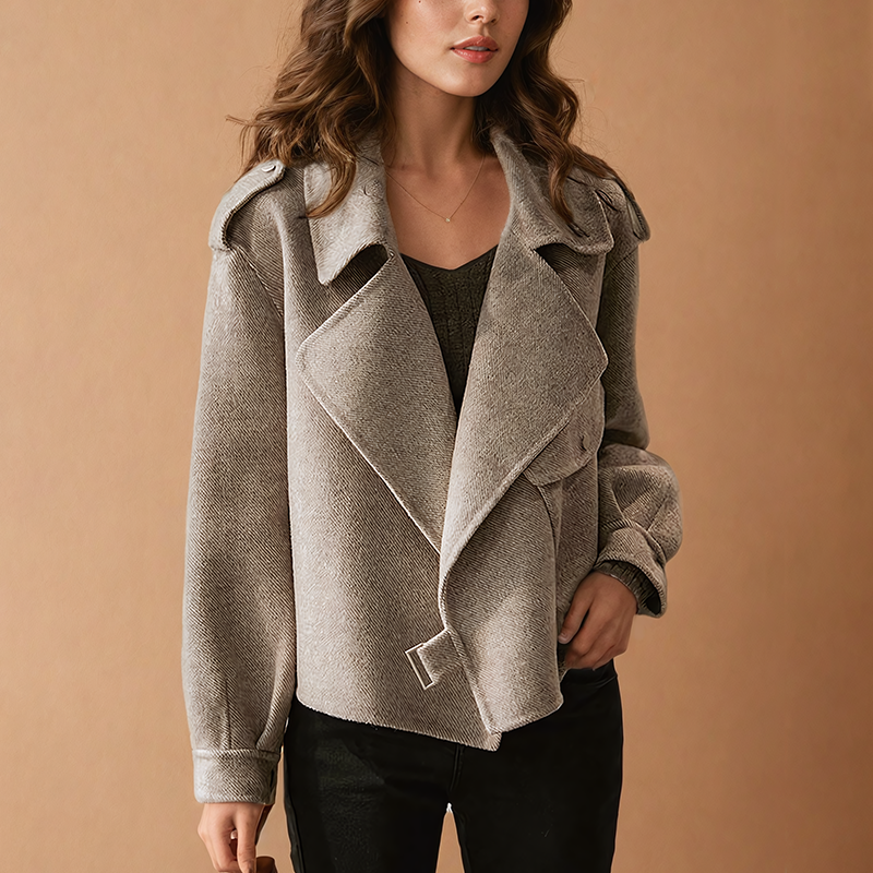 Women's Lightweight Crepe Wool Jacket