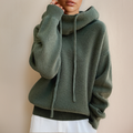 Charlotte Women's Merino Wool Turtleneck Hoodie