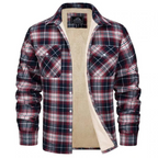 Men's Sherpa Lined Plaid Jacket