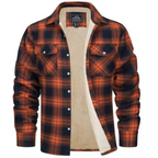 Men's Sherpa Lined Plaid Jacket