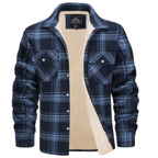 Men's Sherpa Lined Plaid Jacket