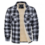 Men's Sherpa Lined Plaid Jacket
