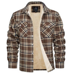 Men's Sherpa Lined Plaid Jacket