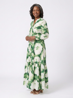 Camille | Tiered Tie Waist Maxi Dress