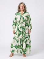 Camille | Tiered Tie Waist Maxi Dress