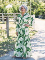 Camille | Tiered Tie Waist Maxi Dress