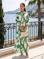 Camille | Tiered Tie Waist Maxi Dress