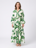 Camille | Tiered Tie Waist Maxi Dress